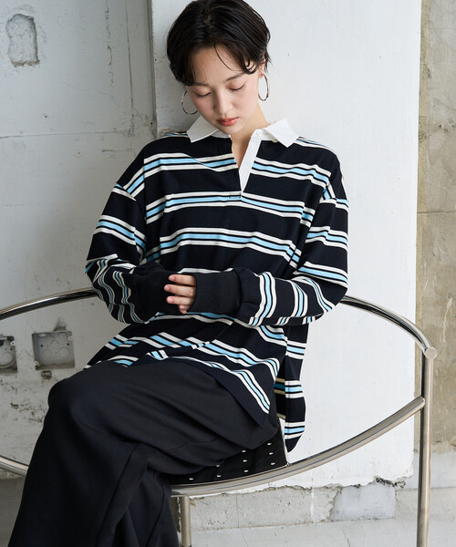 FREAK'S STORE（フリークスストア） tシャツ 限定展開 ラガーボーダー
