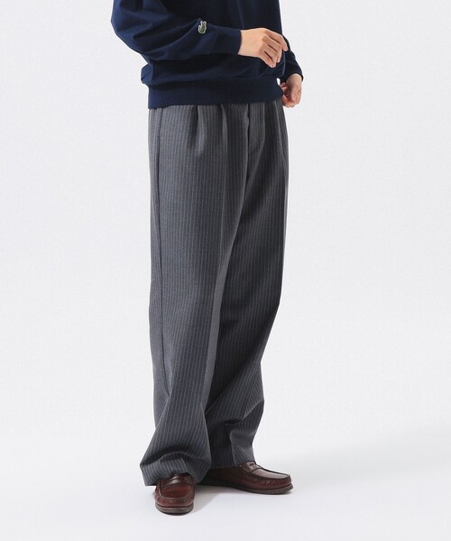 BEAMS BOY（ビームス ボーイ） ワイドパンツ スラックス パンツ ピン