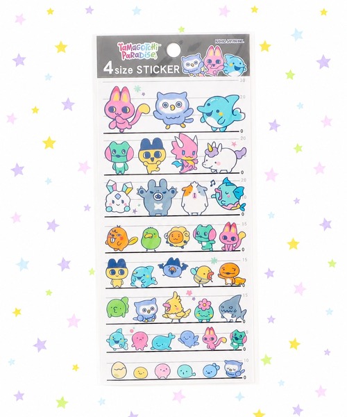 nini toys ステッカー 「nini toys」「たまごっち」4サイズステッカー
