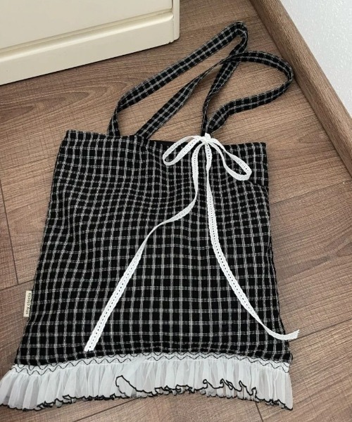 「Achic」 トートバッグ F ブラック レディース_画像6