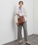 トートバッグ 「通勤対応/A4対応/3層」タッ...の詳細画像4