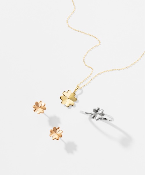 Jewel closet by L&Co. 指輪 リング K10 クローバー リング（YG・PG