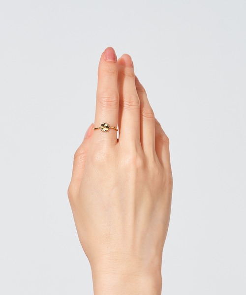 Jewel closet by L&Co. 指輪 リング K10 クローバー リング（YG・PG