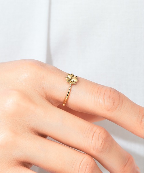 Jewel closet by L&Co. 指輪 リング K10 クローバー リング（YG・PG