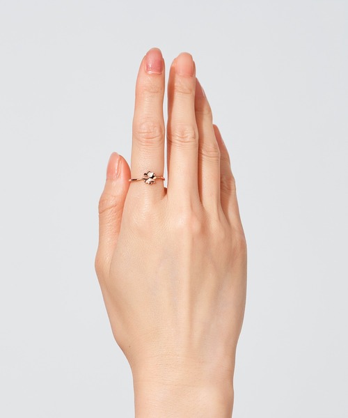 Jewel closet by L&Co. 指輪 リング K10 クローバー リング（YG・PG
