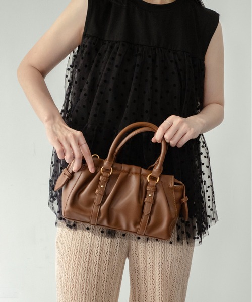 「on:nue」 2WAYバッグ FREE ベージュ レディース_画像4