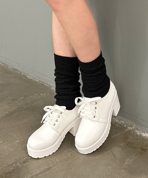 attagirl（アタガール） フォーマルシューズ 厚底ヒールレースアップ