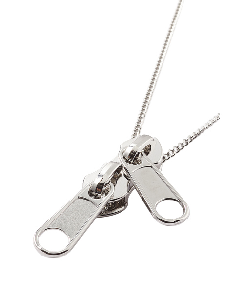 ネックレス an meets zakka ダブルファスナーネックレス レディース 