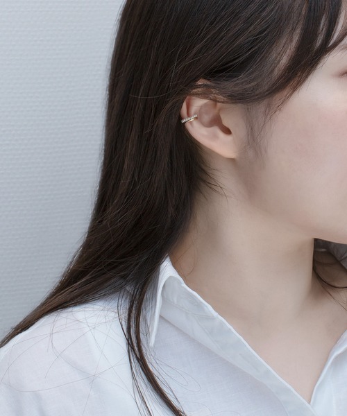 ESTELLE イヤーカフ K10 イエローゴールド 淡水パール ESTELLE