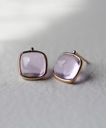 cui-cui（キュイキュイ） ピアス カラーストーン カボション ピアス