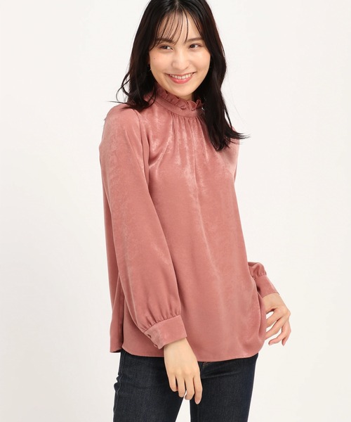 【ハイネック】 シャツ ブラウス マロンサテン シャツ・ブラウス ZOZOTOWN PayPayモール店 - 通販 - PayPayモール シャツ
