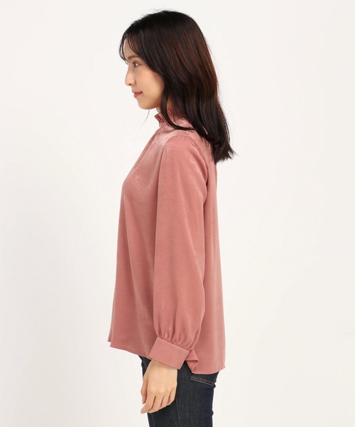 【ハイネック】 シャツ ブラウス マロンサテン シャツ・ブラウス ZOZOTOWN PayPayモール店 - 通販 - PayPayモール シャツ