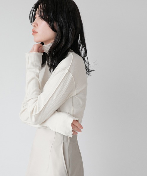 hig1003ページ‼️ LOWRYS FARM（ローリーズファーム） tシャツ メローテレコタートルLS