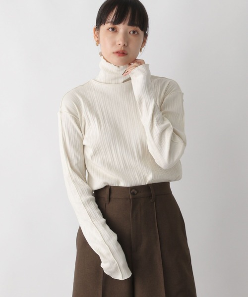 【関税込】 半袖Tシャツ - ホワイト LOWRYS FARM tシャツ Tシャツ メローテレコタートルLS 259744
