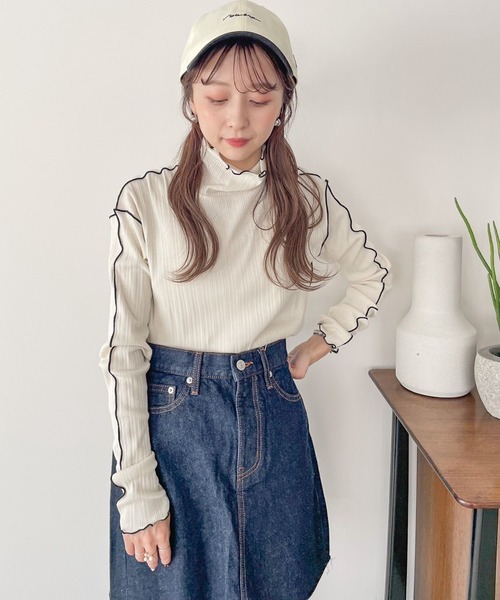 【関税込】 半袖Tシャツ - ホワイト LOWRYS FARM tシャツ Tシャツ メローテレコタートルLS 259744