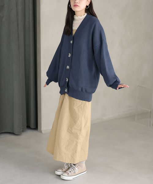 Girly Doll カーディガン ルーズニットカーディガン レディース