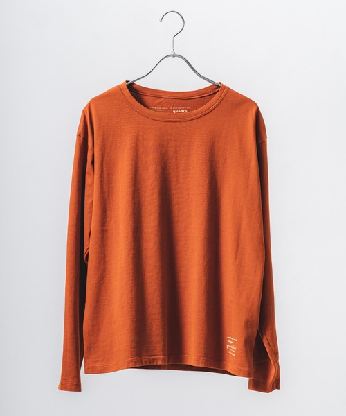 quadro tシャツ 40/2CM天竺クルーネックtee レディース