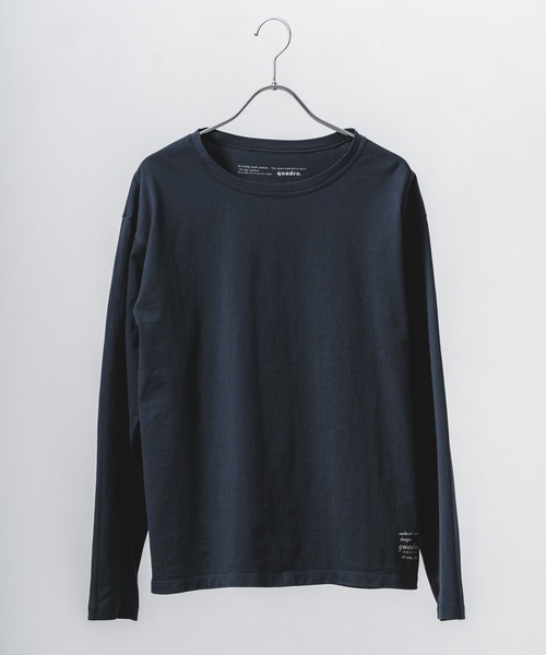 tシャツ 40/2CM天竺クルーネックtee レディース quadro tシャツ 40/2CM天竺クルーネックtee レディース