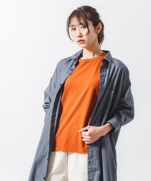 tシャツ 40/2CM天竺クルーネックtee レディース quadro tシャツ 40/2CM天竺クルーネックtee レディース