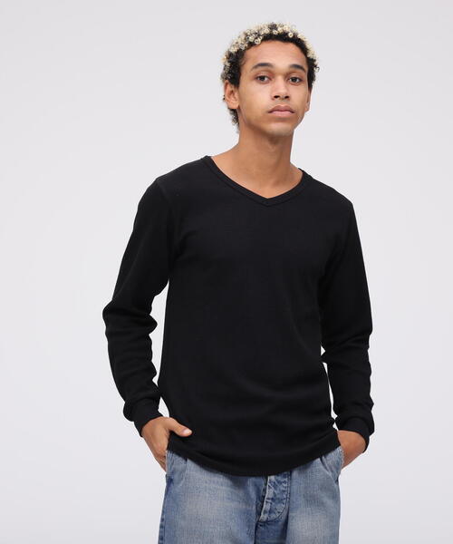 AVIREX（アヴィレックス） tシャツ 「DAILY/デイリー」L/S THERMAL V