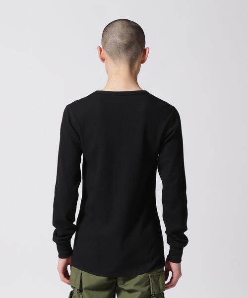 tシャツ Tシャツ 「DAILY」L/S THERMAL VNECK TSHIRT/デイリー長袖 サーマル Vネック ティーシャツ