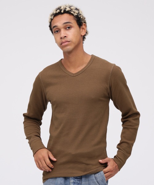 AVIREX（アヴィレックス） tシャツ 「DAILY/デイリー」L/S THERMAL V