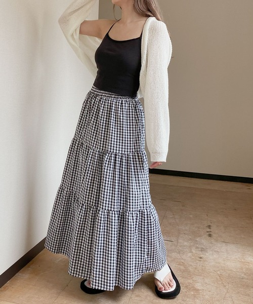 新品◎Riu／ショート丈 シアーカーディガン ブラック Rちゃん クロップド丈 新品◎Riu／ショート丈 シアーカーディガン ブラック Rちゃん