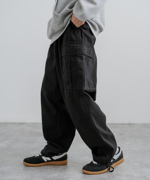 Rocky Monroe ジーンズ ワイドシルエットバルーンカーゴデニム