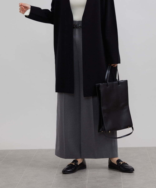 MICHEL KLEIN（ミッシェルクラン） パンツ 2WAYストレッチハイウエスト