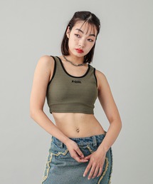 X-girl（エックスガール） タンクトップ ノースリーブ BRA TOP
