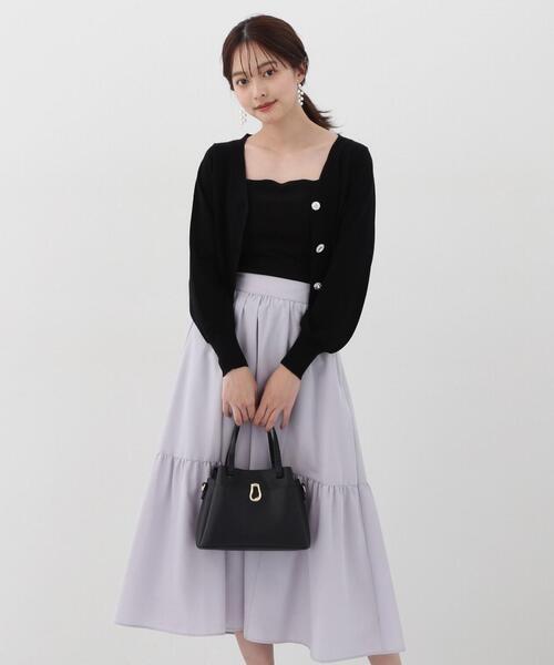 PROPORTION BODY DRESSING スカート サイドティアードフレア