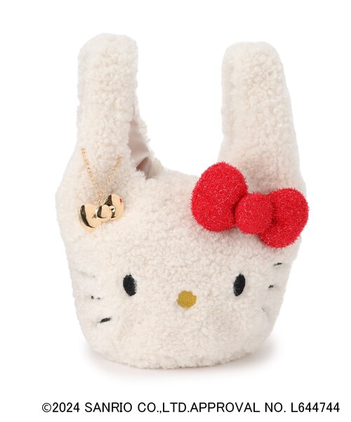 新品 タグ付き OPEQUE.CLIP 【ハローキティコラボ】マルシェバッグ セール】◇【ハローキティコラボ】マルシェバッグ（ハンドバッグ