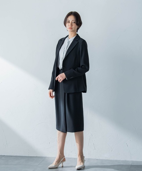 ロートレアモン（LAUTREAMONT）/ライトダブルクロススカート≪セットアップ対応/洗える≫ LAUTREAMONT（ロートレアモン） スカート ライトダブルクロススカート