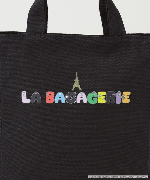 希少レア⭐️限定⭐️ショッパー付⭐️バーバラクルーガー　トートバッグ　ショルダーバッグ LA BAGAGERIE（ラバガジェリー） エコバッグ BARBAPAPA×LA BAGAGERIE