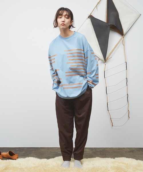 dulcamara レディース柄シャツ Dulcamara シャツ ヨークスリーブシャツ-C メンズ レディース