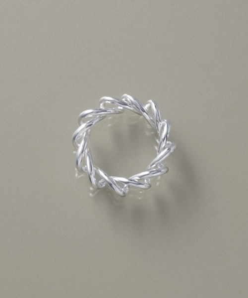 指輪 リング 「YArKA/ヤーカ」wave layer moving ring 「oaswv2」 / ウェーブリング メンズ レディース