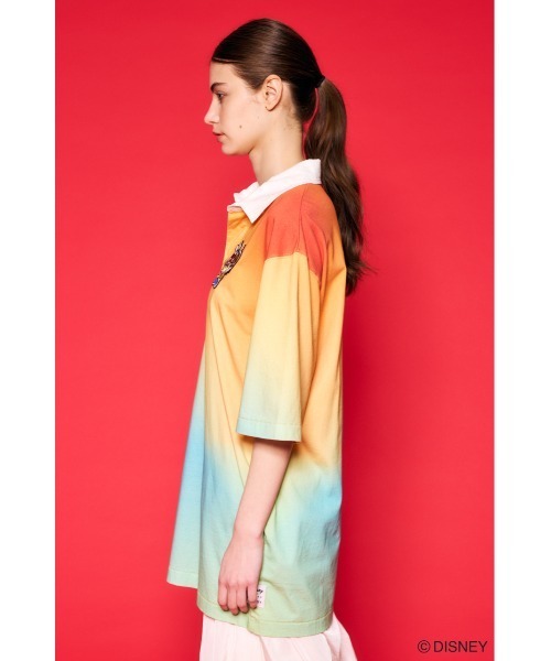 WEB限定カラー by CREATED SERIES Disney MOUSSY MD シャツワンピース ワンピース