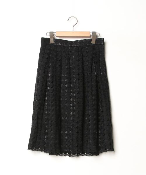 TO BE CHIC」 フレアスカート 40 ブラック レディース