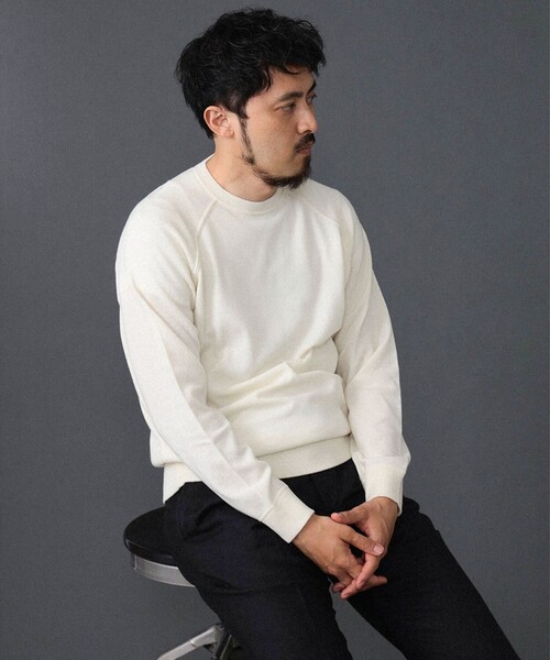 セーター ニット FILIPPO DE LAURENTIIS / ウールカシミヤ ラグラン 