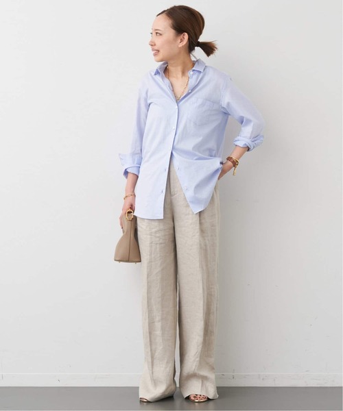 OGLINEN タックパンツ36 Deuxieme Classe パンツ *OGLINEN タックパンツ レディース