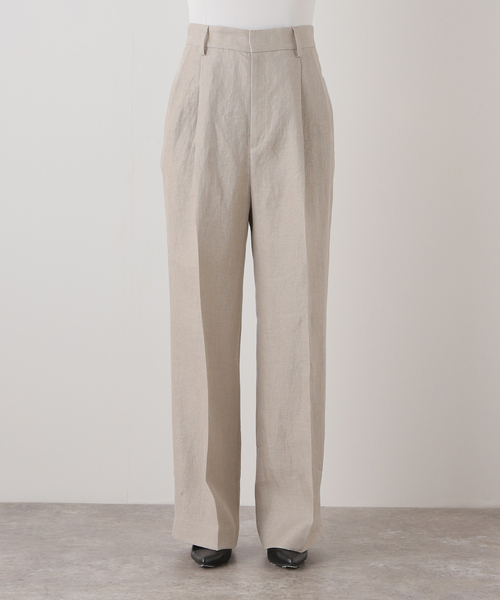 Deuxieme Classe パンツ *OGLINEN タックパンツ レディース