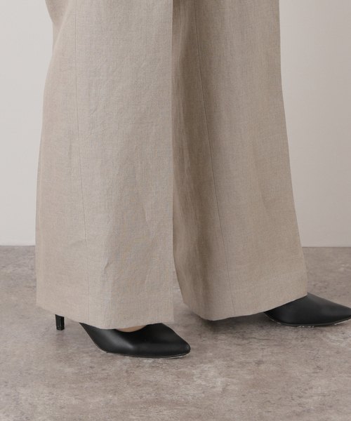 Deuxieme Classe パンツ *OGLINEN タックパンツ レディース