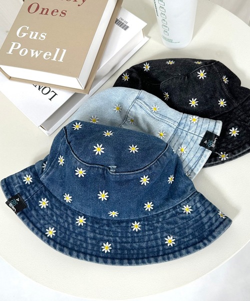 関税送料込♪GANNI/フラワープリント バケットハット UNISEX フリンジバケットハット – BUNNY APARTMENT