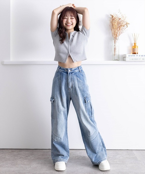 clear ジーンズ デニム デニムパンツ カーゴデニムパンツ