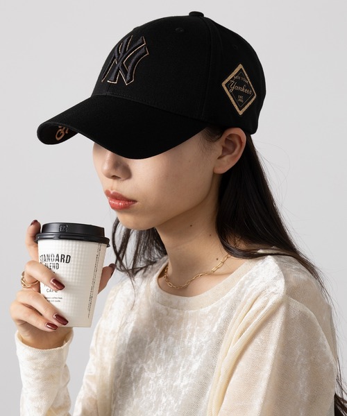 MLB ダイヤモンド ストラクチャー ボールキャップ LA (Navy) MLB] Diamond Structure Ball Cap ☆大人気☆ (MLB Korea