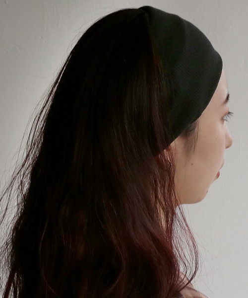 colleca la（コレカラ） ヘアバンド フラットワイドリブターバン/ヘア