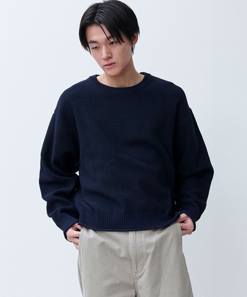 Johnbull（ジョンブル） セーター ニット モスステッチクルーネック