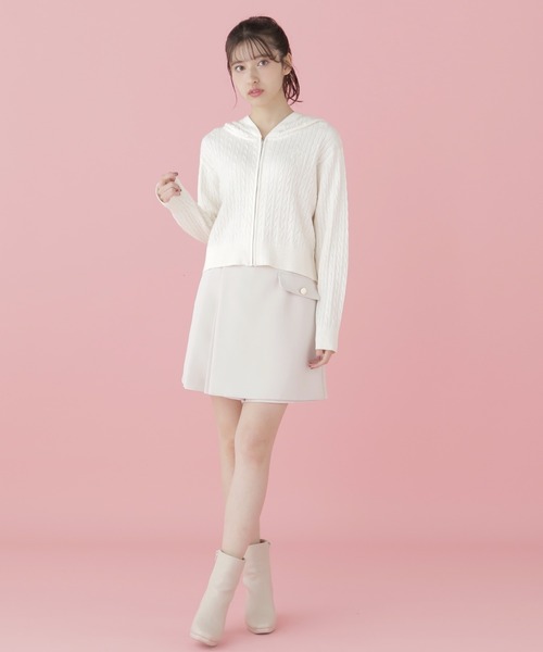 JILL by JILL STUART パーカー 新品未使用 400円値引き中 ロゴテープ付パーカー | JILL by JILL STUART（ジル バイ ジル