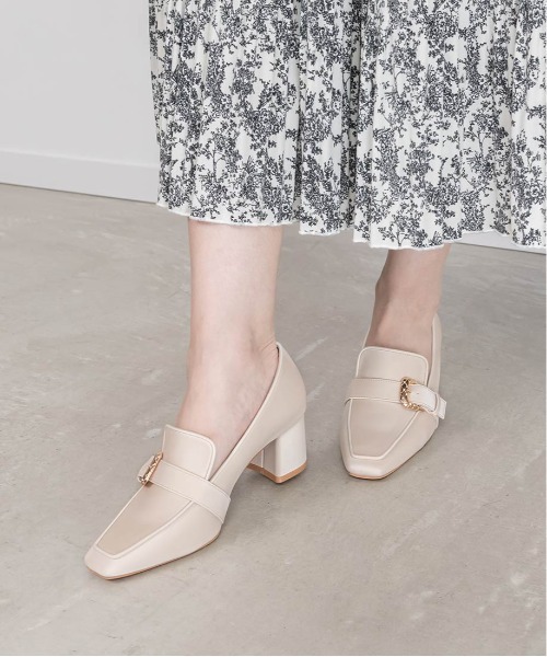【美品】RANDA キルティングバックルヒールローファー RANDA｜キルティングバックルヒールローファー | Rakuten