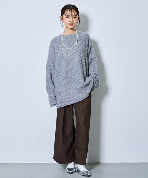 tarin arin パンツ 「150cm前後の小柄さんサイズ」タックワイド